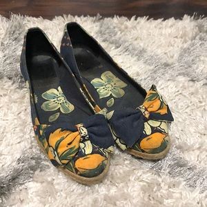 Tory Burch flats, size 6.